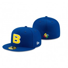 Brazil Baseball Royal 2021 World Baseball Classic Qualifier 59FIFTY Fitted Hat