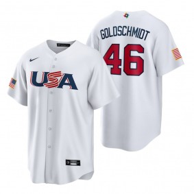 St. Louis Cardinals Paul Goldschmidt White 2023 World Baseball Classic USA Replica Jersey