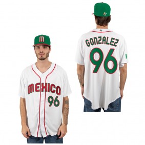 Felipe Gonzalez Mexico Baseball White 2023 World Baseball Classic Replica Jersey