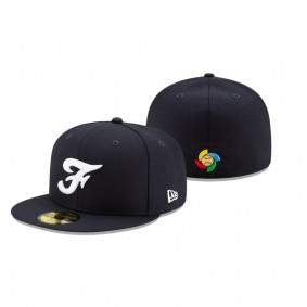 France Baseball Navy 2021 World Baseball Classic Qualifier 59FIFTY Fitted Hat