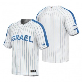 Israel Baseball White 2023 World Baseball Classic Jersey