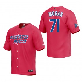 Jovani Moran Puerto Rico Baseball Red 2023 World Baseball Classic Replica Jersey