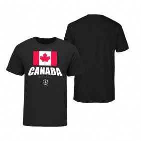 Canada Baseball Black 2023 World Baseball Classic T-Shirt