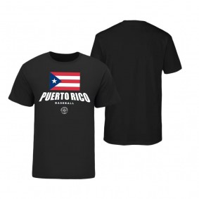 Puerto Rico Baseball Black 2023 World Baseball Classic T-Shirt