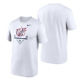 Men's USA Baseball White Icon Legend T-Shirt 2023 World Baseball Classic