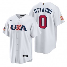 New York Mets Adam Ottavino White 2023 World Baseball Classic USA Replica Jersey