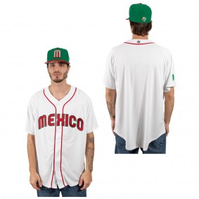 Mexico Baseball White 2023 World Baseball Classic Replica Jersey