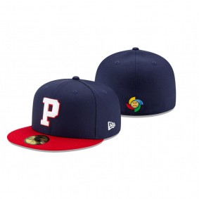 Panama Baseball Navy 2021 World Baseball Classic Qualifier 59FIFTY Fitted Hat