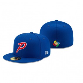 Philippines Baseball Blue 2021 World Baseball Classic Qualifier 59FIFTY Fitted Hat