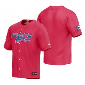 Puerto Rico Baseball Red 2023 World Baseball Classic Jersey