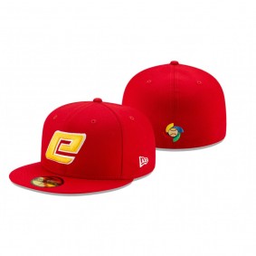 Spain Baseball Red 2021 World Baseball Classic Qualifier 59FIFTY Fitted Hat