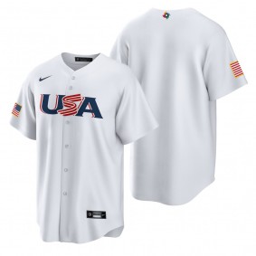 USA White 2023 World Baseball Classic Replica Jersey