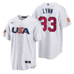 Chicago White Sox Lance Lynn White 2023 World Baseball Classic USA Replica Jersey